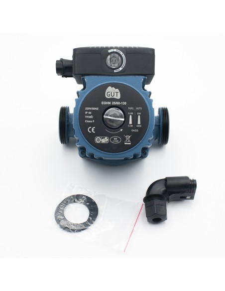 Bomba circulacion calefaccion GUT electronica 1½" 130mm EGNH 25/60-130