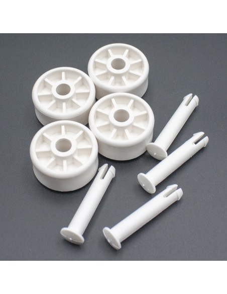 Ruedas limpiafondos manual piscina ASTRAL 4 ruedas + 4 pasadores 4406020206