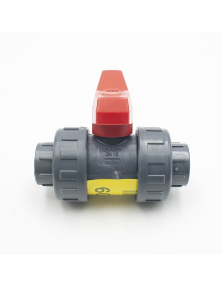 Valvula bola PVC-U H-H   20mm PN16 CH Export 1110020 (presion)