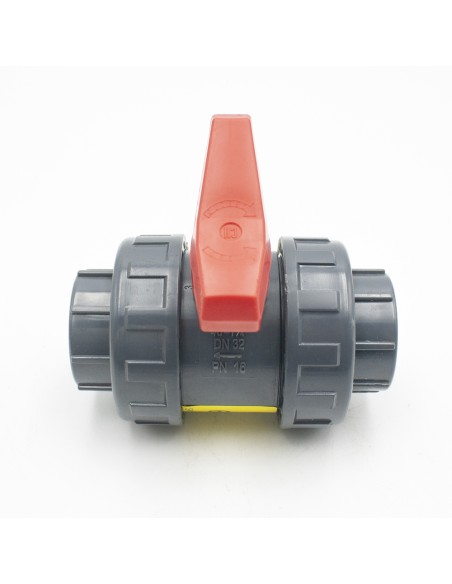 Valvula bola PVC-U rosca H-H   11/4" PN10 CH Export 1120040 (presion)