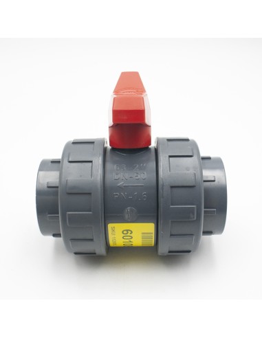 Valvula bola PVC-U rosca H-H  2"        PN10 CH...