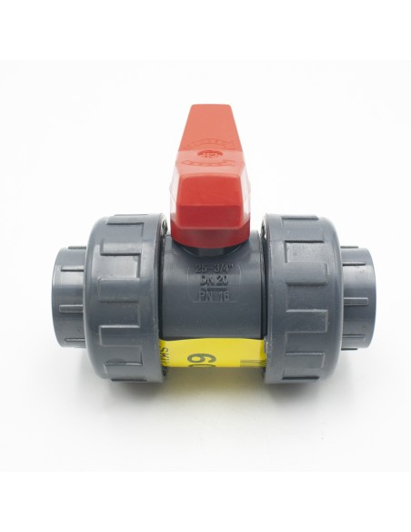 Valvula bola PVC-U rosca H-H    3/4" PN10 CH Export 1120025 (presion)