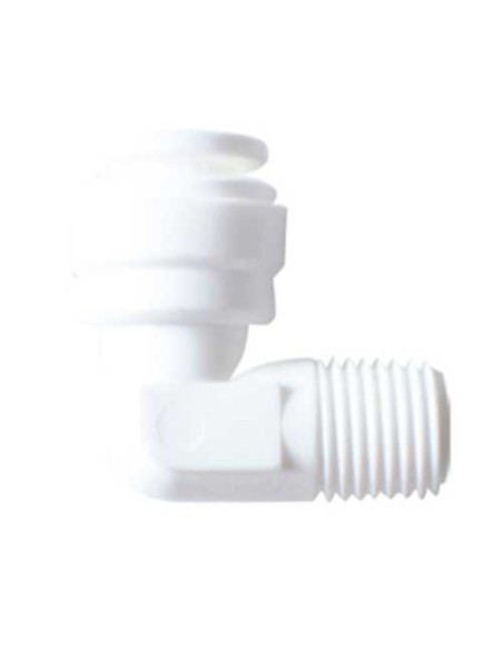 Codo osmosis TUBING mixto rosca M-H tubo   1/4" -1/4"