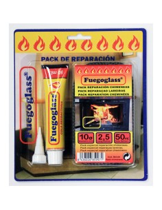 Kit reparacion estufas/chimeneas FUEGOGLASS tubo...