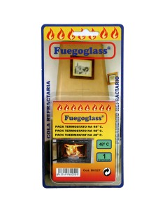 Termostato chimenea FUEGOGLASS NA 48ºC B0327 2
