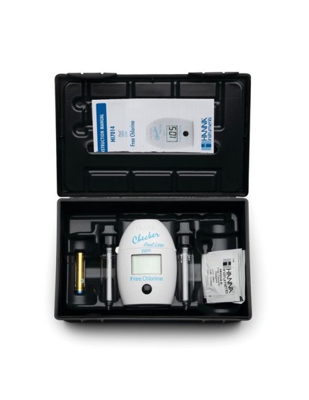 Analizador digital piscinas HANNA medidor cloro libre Checker Pool Line (0 a 2.5ppm) HI7014