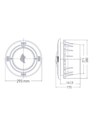 Foco piscina liner EMAUX proyector led NP300...