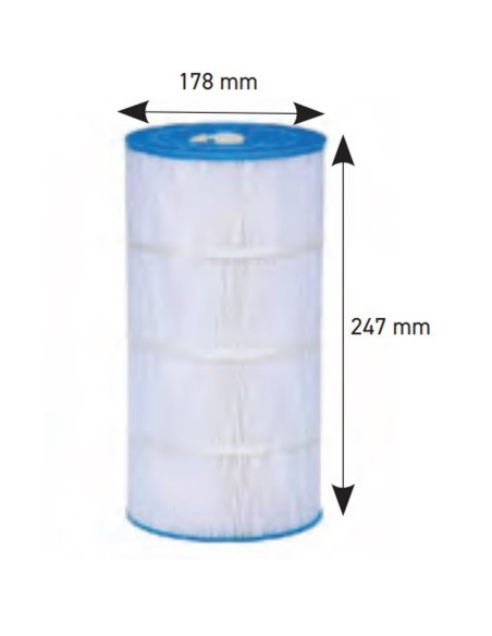 Cartucho filtro piscina HAYWARD StarClear  I  p/C250    CX250RE