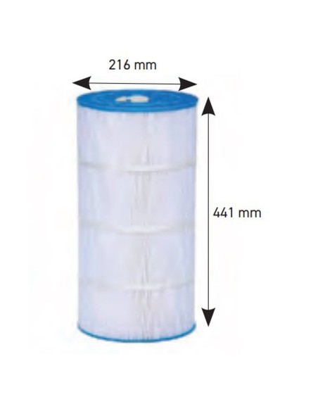 Cartucho filtro piscina HAYWARD StarClear II  p/C800    CX800RE (valido p/C1500)