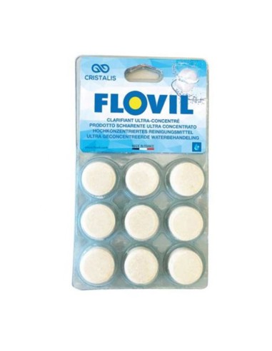 Clarificante agua piscina FLOVIL (bister 9 pastillas) 62929