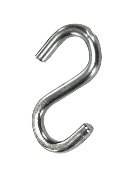 Gancho "S" Hierro Zincado  40 mm.   "Uso Doméstico"