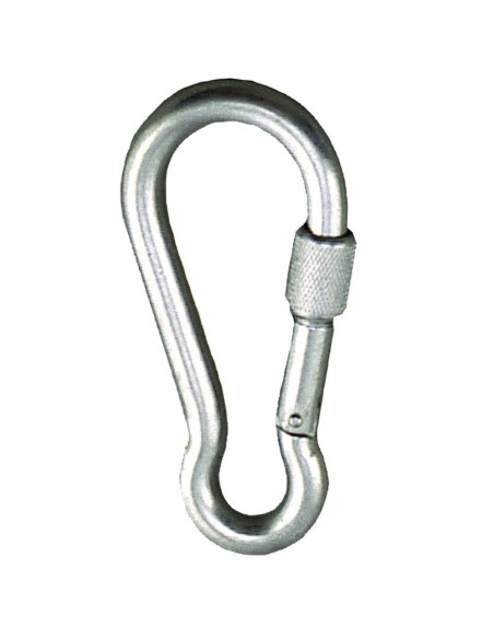 Mosqueton Bombero Con seguro  6x 60 mm.  Uso domestico