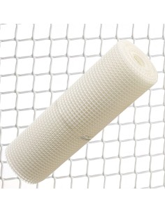 Tela Cuadrada Plastico 0,5 cm. x 1 Metro. Blanca Rollo 25...