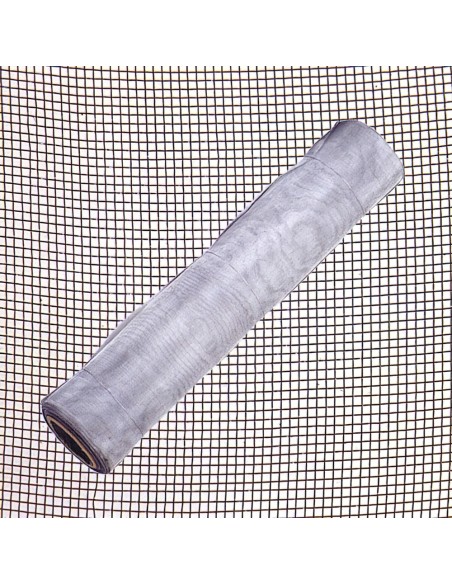 Tela Mosquitera Galvanizada 16x16/ 120 cm.  Rollo 25 Metros