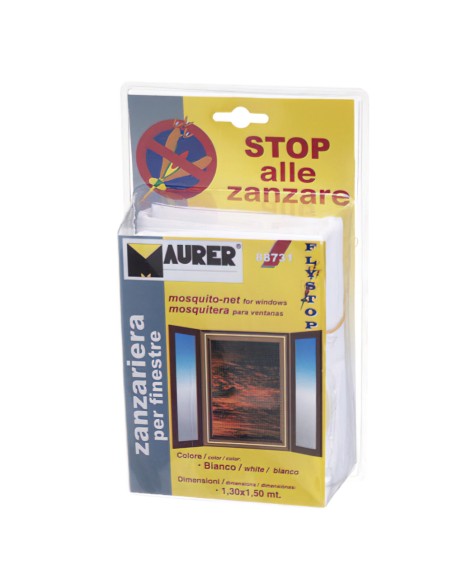 Kit Mosquitos Maurer Blanco Puerta 75x250 cm