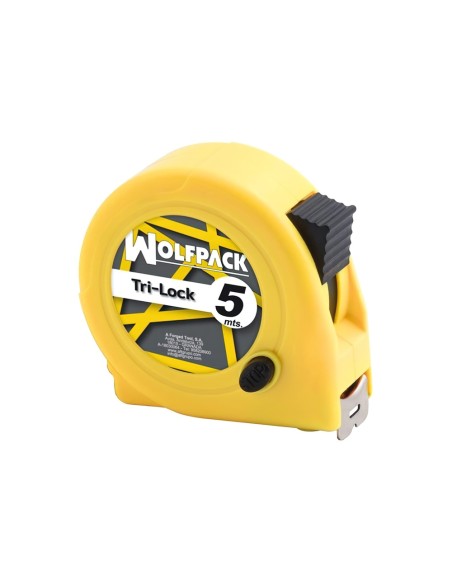 Flexometro Magnético Amarillo Con Freno  5 Metros / 19 mm.