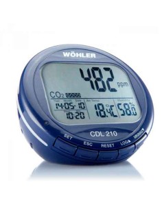 Analizador digital piscinas WOHLER medidor CO2 Sensor 210...