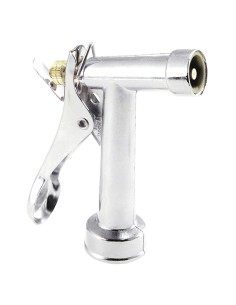 Pistola manguera jardin SATURNIA metalica cromada 08060300