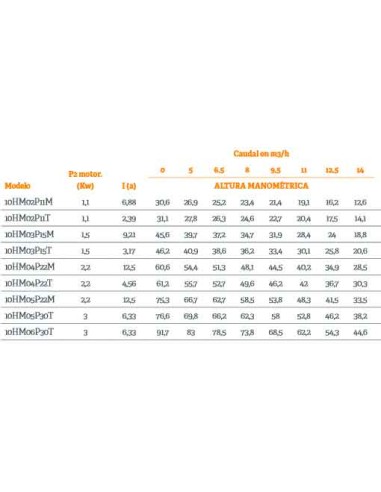 LOWARA Bomba EHM 3.00 kw tf 10HM06P30T