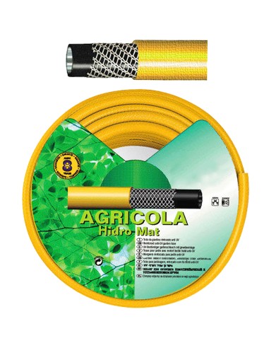 Manguera Jardin Hidro Mat Ø 19 mm. - 3/4"   Rollo 50 Metros