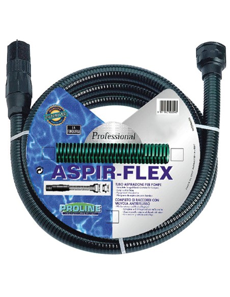 Manguera Aspirar Aspir Flex Rollo 4 Metros Con Conectores