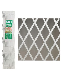 Celosia Pvc Blanca Extensible 3x1 metros.
