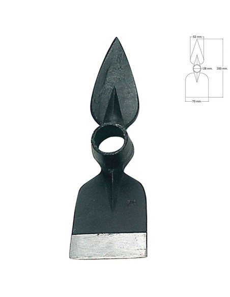 Azada Forjada Sin Mango 218/  600 Gramos
