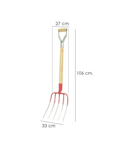 Horca Con Mango Anilla  560 / 5 Puas