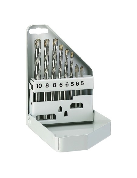 Estuche Brocas Alpen Ceramica / Cristal 8 Piezas