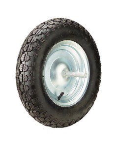 Rueda carretilla obra WOLFPACK neumatica llanta metalica...