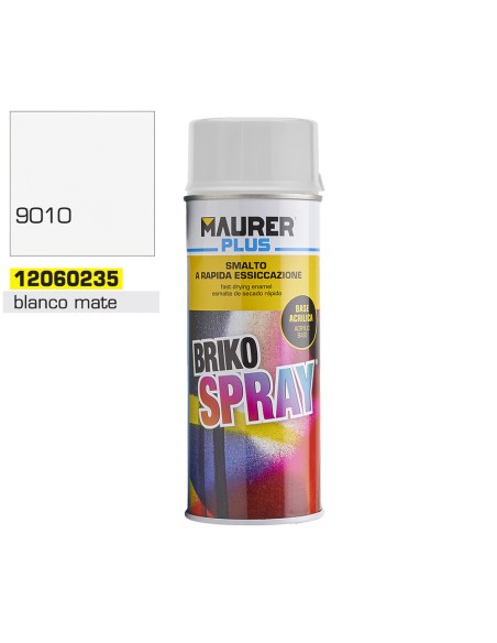 Spray Pintura Blanco Mate 400 ml.