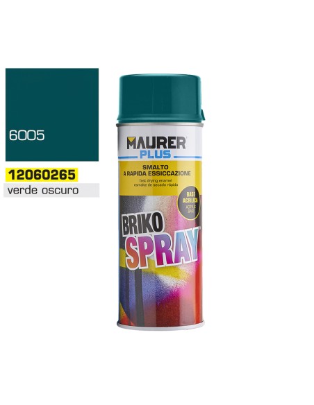 Spray Pintura Verde Oscuro Musgo 400 ml.