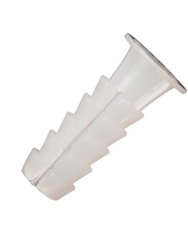Taco Wolfpack Plastico Blanco    5 mm. (25 unidades)