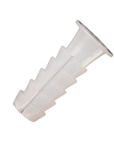 Taco Wolfpack Plástico Blanco    7 mm. (25 unidades)