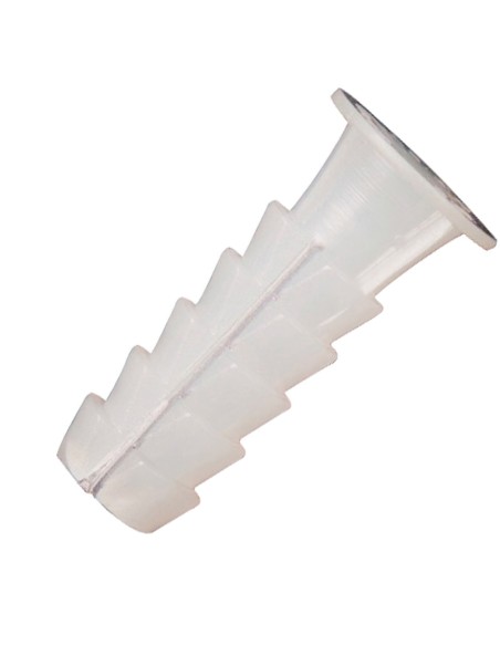 Taco Wolfpack Plástico Blanco 12x45 mm. (25 uindades)