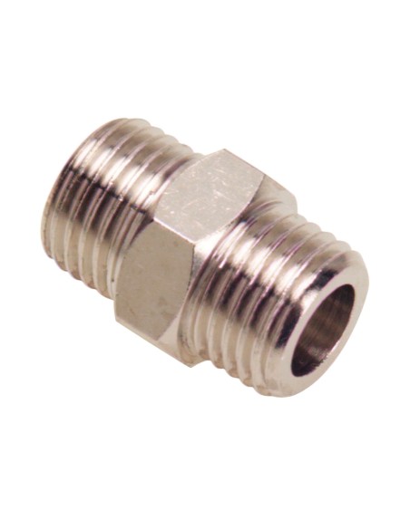 Machon Doble Cilindrico 3/8-3/8. (Blister 2 Piezas)