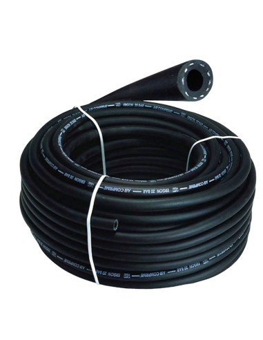 Manguera Aire Comprimido Negro   6x14mm. 20 bares Rollo 50 metros
