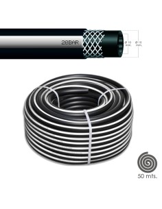 Manguera Aire Comprimido Negro   10 x 19 mm. 20 bares...