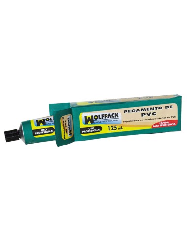 Pegamento PVC WOLFPACK presion y evacuacion 125ml 14020160