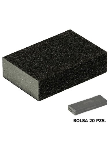 Taco lija WOLFPACK grano fino (Bolsa de 20und)...