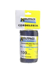 Cuerda Trencilla Polipropileno Azul (Bobina 100 Metros)