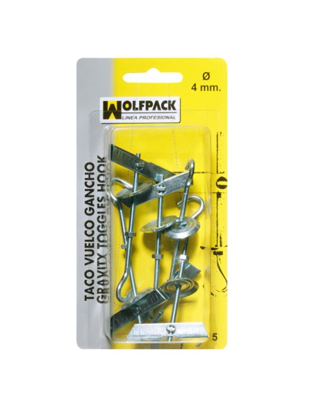 Taco Vuelco Gancho M 6     (2 Piezas)