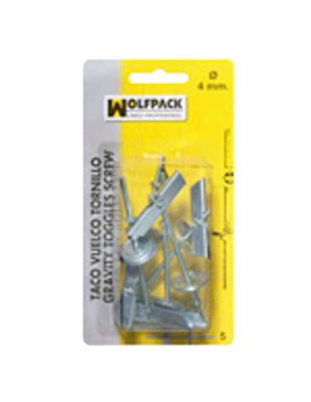 Taco Vuelco Tornillo M 5     (3 Piezas)