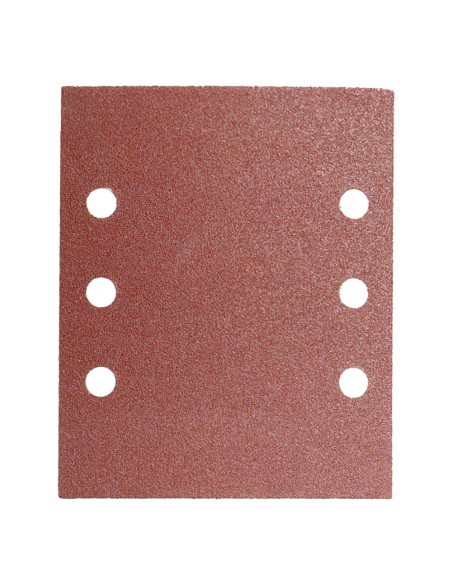 Lija Recambio Con Velcro 114x140 mm. Con Agujeros Grano  80 (10 Piezas)