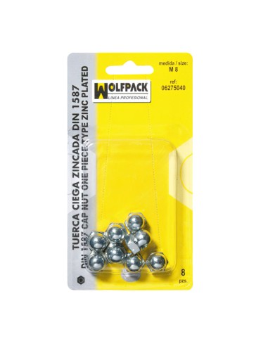 Tuerca ciega Din1587 M08 WOLFPACK bister 8und 06275040