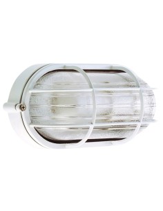 Plafón Industria  IP44 Oval Blanco