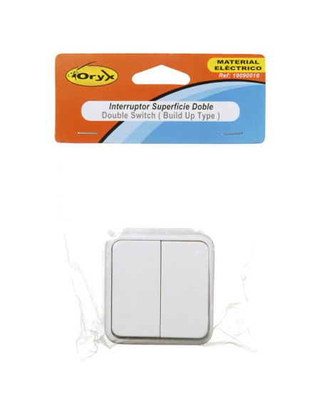 Interruptor Oryx Superficie Doble