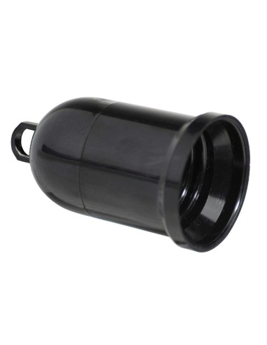 Portalamparas 4 A. E-27 Obra Negro