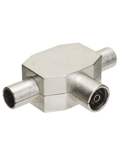 Distribuidor TV Blindado Metal 1 Hembra + 2 Machos