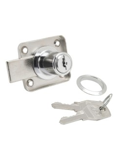 Cerradura Mueble Para Armario 362/25 mm. Cromado
